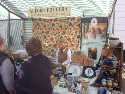 Alford Pottery stall at Louth Market