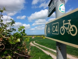 C4 cycle route crosses our farm